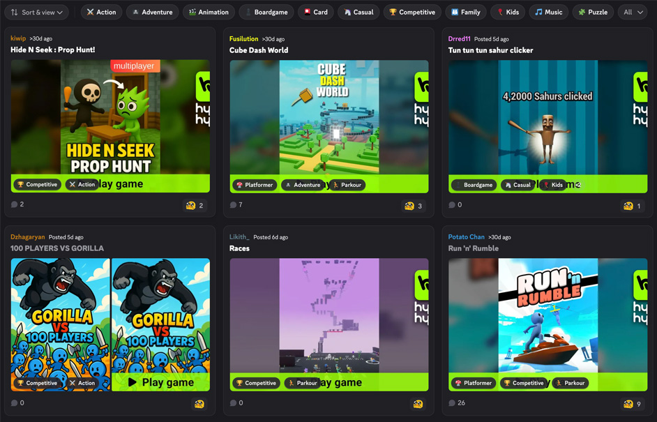 Games Showcase on Discord