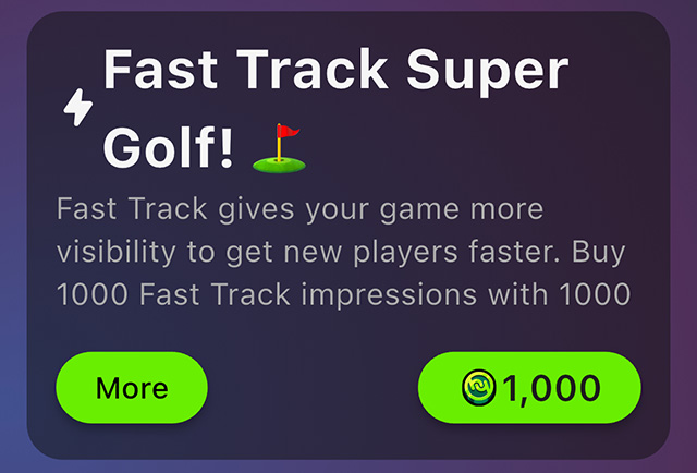 Fast Track Your Game