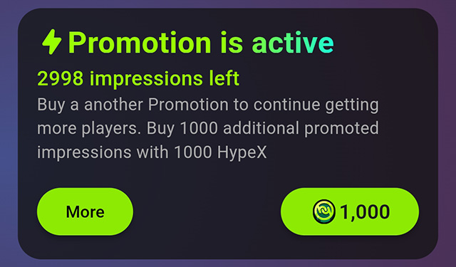 Promotion is Active