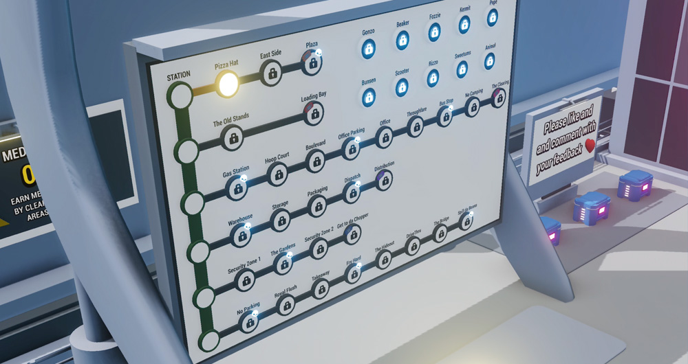 Game Map - Level Select System